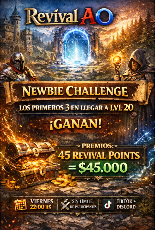 NEWBIE CHALLANGE REVIVAL AO - Viernes 6 de Febrero 2026